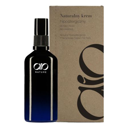 Aio Nature Naturalny krem hipoalergiczny do łap i nosa dla zwierząt 50ml