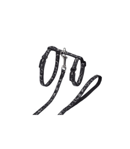 Szelki ze smyczą dla kota nylonowe  „Leo