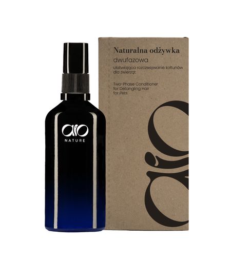 Aio Nature Naturalna odżywka dwufazowa ułatwiająca rozczesywanie kołtunów dla psa i kota 100ml