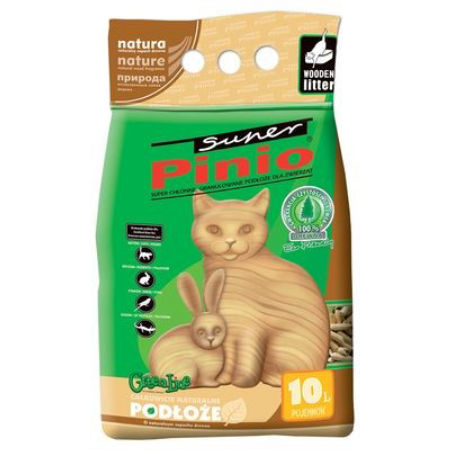 Żwirek dla kota Super Benek PINIO PELLET NATURALNY 10l