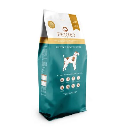 Perro sucha karma dla dorosłych psów średnich i dużych ras 1 kg - Kaczka z batatami