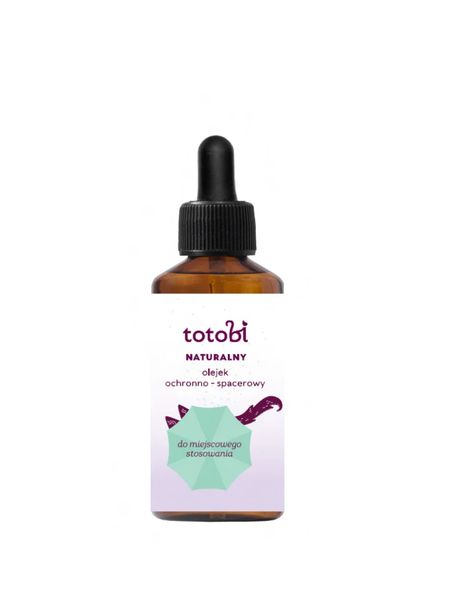 Totobi Naturalny olejek ochronno-spacerowy 30 ml dla psa - naturalne olejki eteryczne tworzą zapachową barierę, której bardzo nie lubią owady i kleszcze
