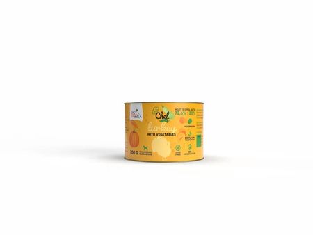 Syta Micha CHEF monoproteinowa mokra karma dla psów dorosłych 200g - indyk z warzywami